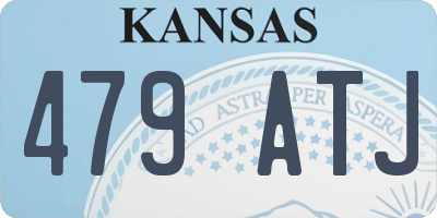 KS license plate 479ATJ