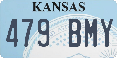 KS license plate 479BMY