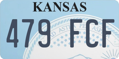 KS license plate 479FCF