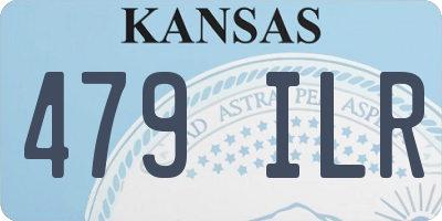 KS license plate 479ILR