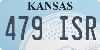 KS license plate 479ISR