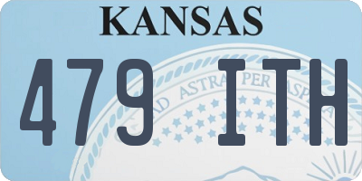 KS license plate 479ITH