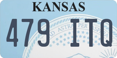 KS license plate 479ITQ