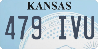 KS license plate 479IVU