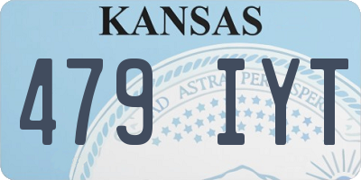 KS license plate 479IYT