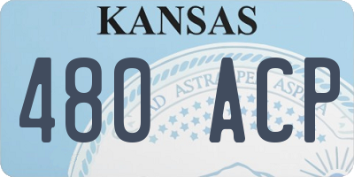 KS license plate 480ACP