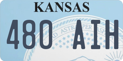 KS license plate 480AIH
