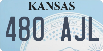 KS license plate 480AJL