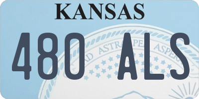 KS license plate 480ALS