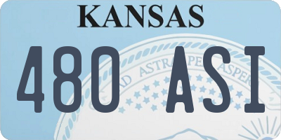 KS license plate 480ASI