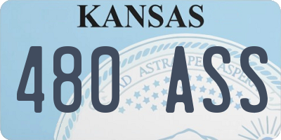 KS license plate 480ASS
