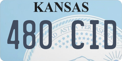 KS license plate 480CID