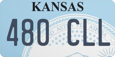 KS license plate 480CLL