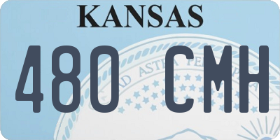 KS license plate 480CMH
