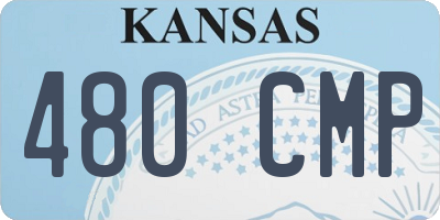 KS license plate 480CMP