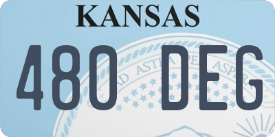 KS license plate 480DEG
