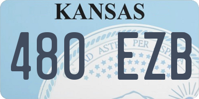 KS license plate 480EZB