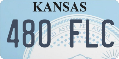 KS license plate 480FLC