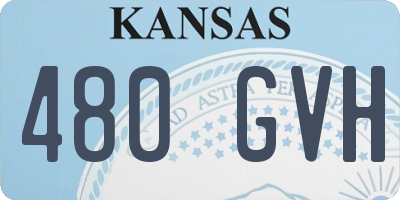 KS license plate 480GVH