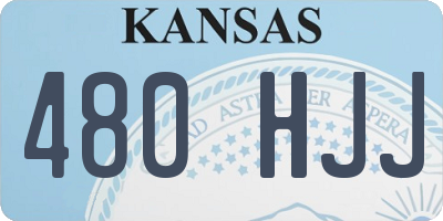 KS license plate 480HJJ