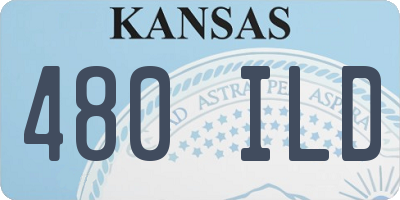 KS license plate 480ILD