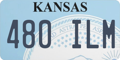 KS license plate 480ILM