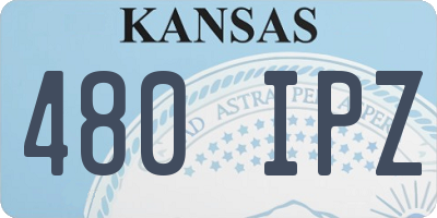 KS license plate 480IPZ