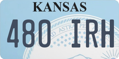 KS license plate 480IRH