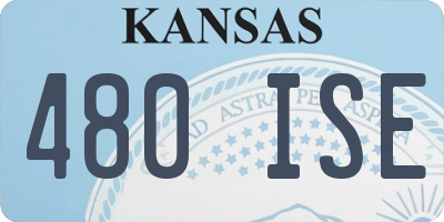 KS license plate 480ISE