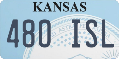 KS license plate 480ISL