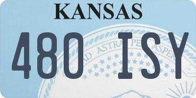 KS license plate 480ISY