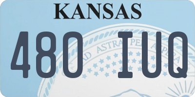 KS license plate 480IUQ