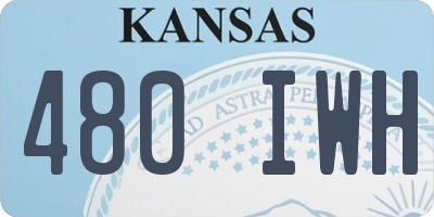 KS license plate 480IWH