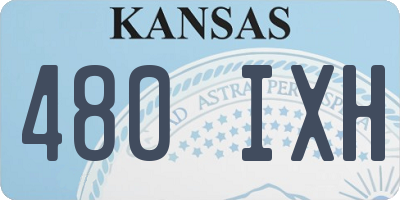 KS license plate 480IXH