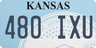 KS license plate 480IXU