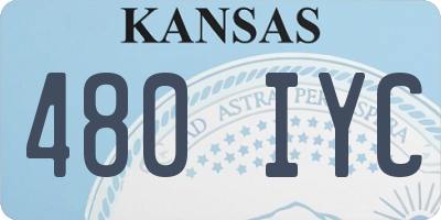 KS license plate 480IYC