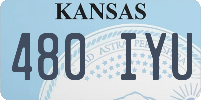 KS license plate 480IYU