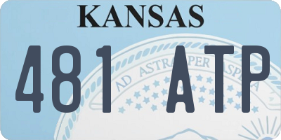 KS license plate 481ATP