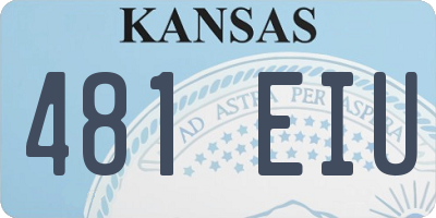 KS license plate 481EIU
