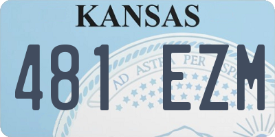 KS license plate 481EZM