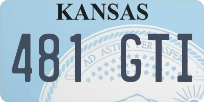 KS license plate 481GTI