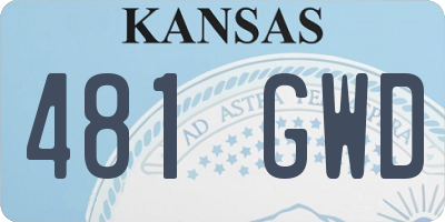 KS license plate 481GWD