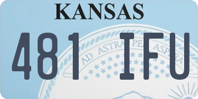 KS license plate 481IFU