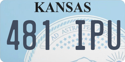 KS license plate 481IPU