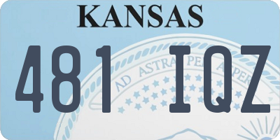 KS license plate 481IQZ