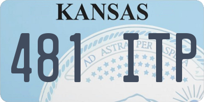 KS license plate 481ITP