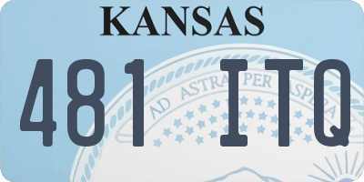 KS license plate 481ITQ