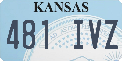 KS license plate 481IVZ