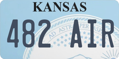 KS license plate 482AIR