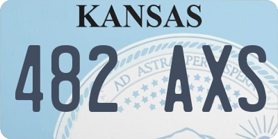 KS license plate 482AXS